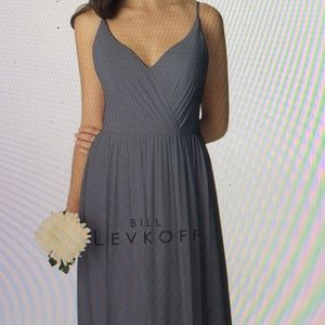 Bill Levkoff Bridesmaids Dress #1273 Pewter